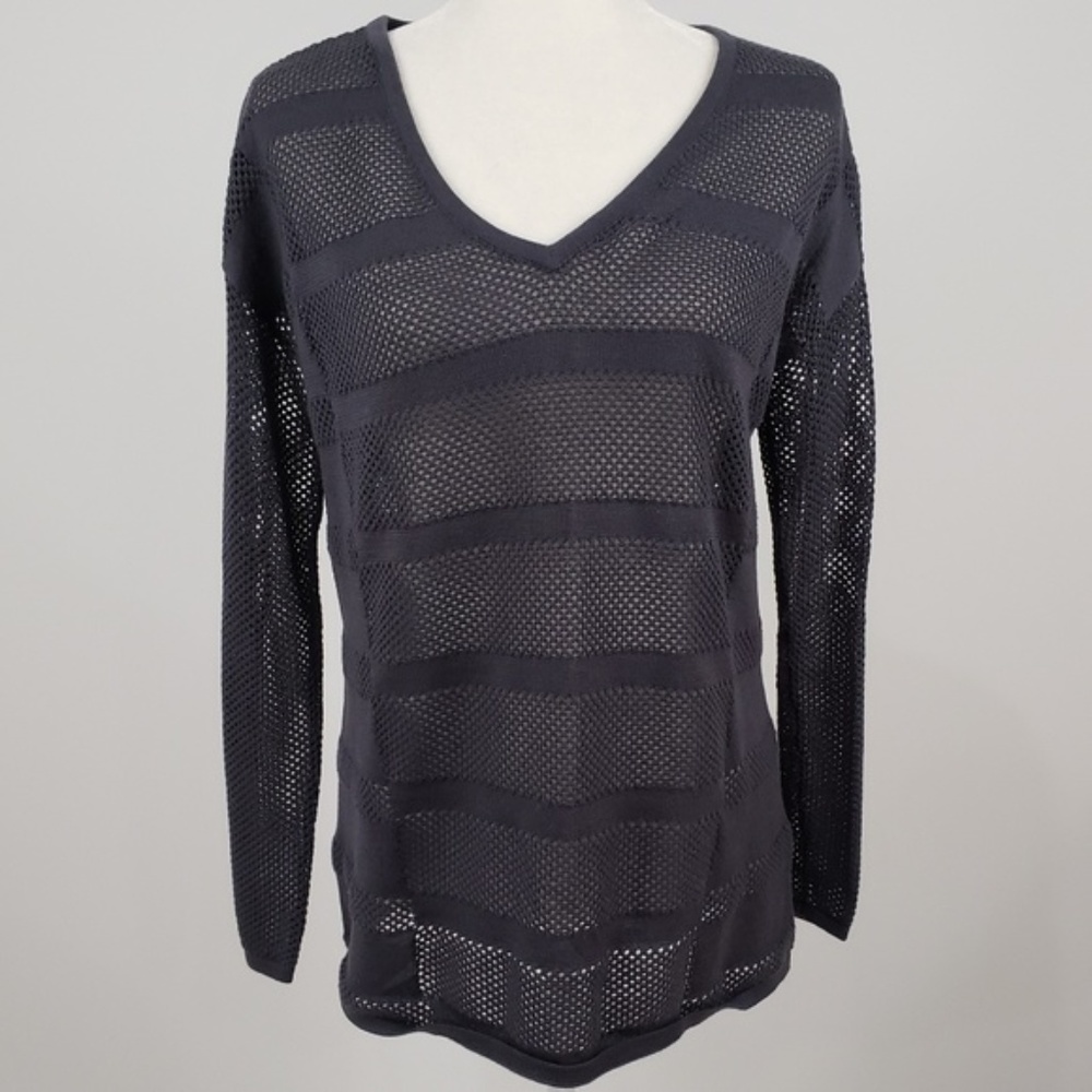 ⭐Open Knit Gray Sweater